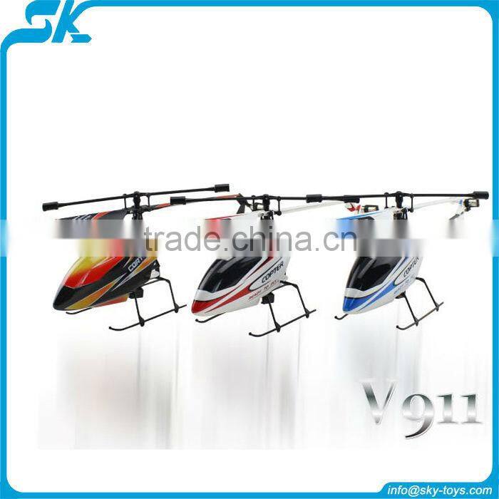 New Arrivals 4CH 2.4Ghz V911 RC Helicopter 23cm Radio Remote Control RTF single propeller LCD Display Gyro