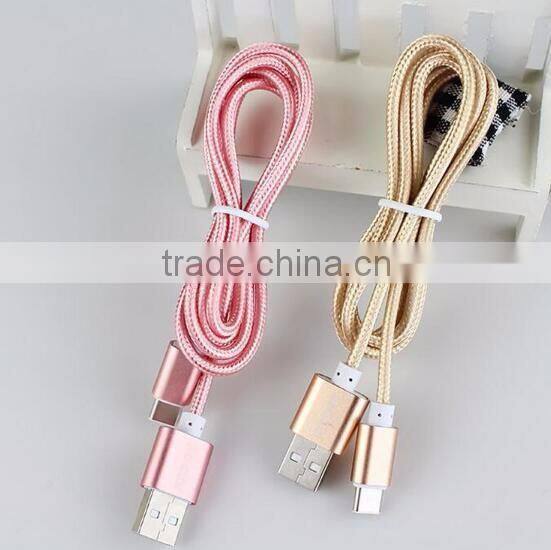 Custom usb cable Double Color Noodle Wire for I6 for iphone 7