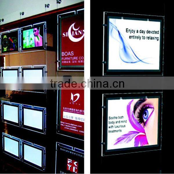 2015 new arrival exquisite magnet slim light box