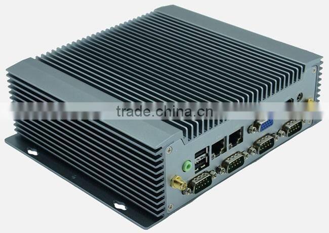X86 Embedded Fanless Box PC Intel 1037U dual-core CPU MINI Computer