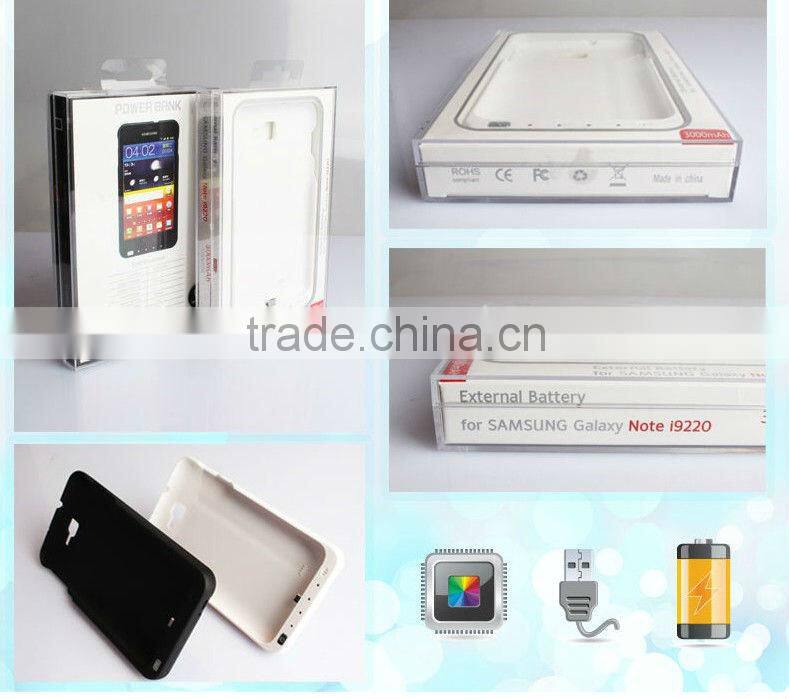For Samsung Galaxy NOTE external battery N7000 I9220 backup battery charger