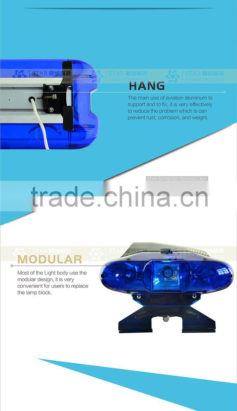 Rotating light police revolving halogen lamp