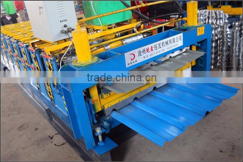 Double Deck Profile Metal Roofing Sheet Making Machine For Sale