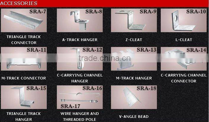 galvanized wall metal stud light steel framing for drywall ceiling