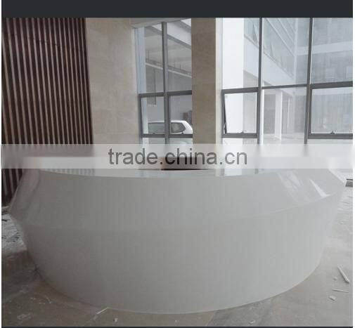 artificial marble Office Reception Counter Desk,Acrylic counter desk