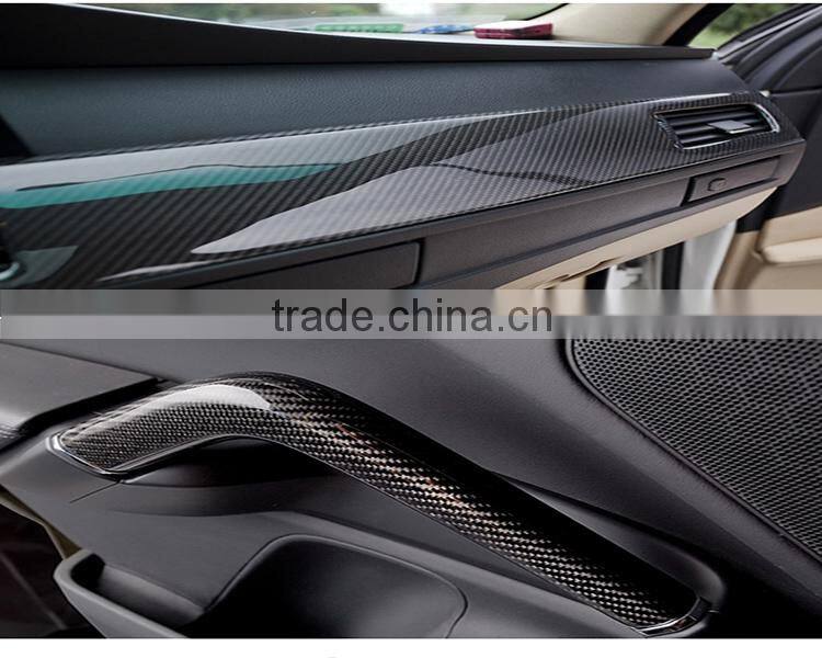 hinmas 1.52x30m air free bubbles carbon fiber 4d vinyl wraps high glossy