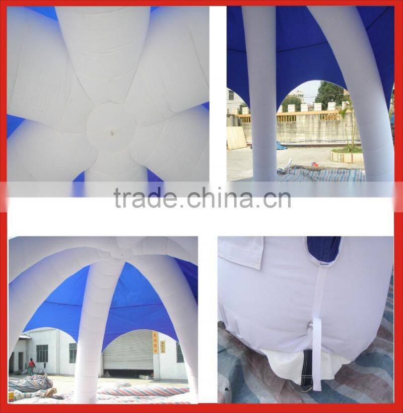 Customized spider advertising inflatable dome for event