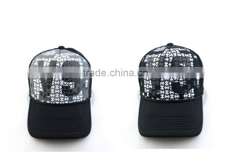 Wholesale Fitted Hats Custom Cheap Trucker Cap Hat Logo Printed 5 Panel Mesh Cap Trade Assurance Service