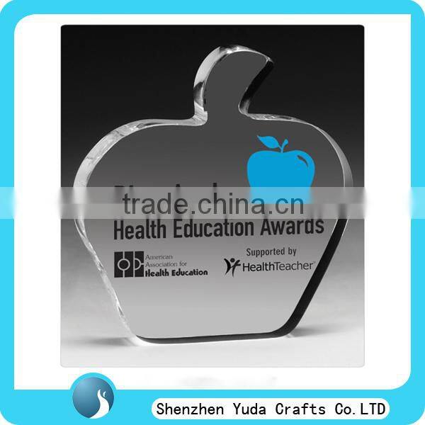 clear round acrylic block perspex sign block plexiglass name block