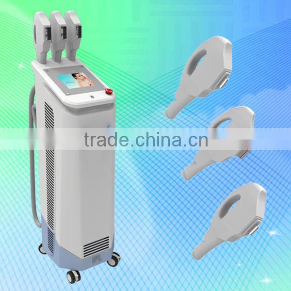 Multi-function Beauty Equipment Professional 3 handle IPL machine google