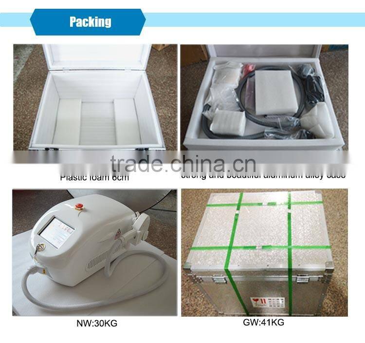 Hair removal beauty equipment/portable and professional laser diodo 808 nm machine