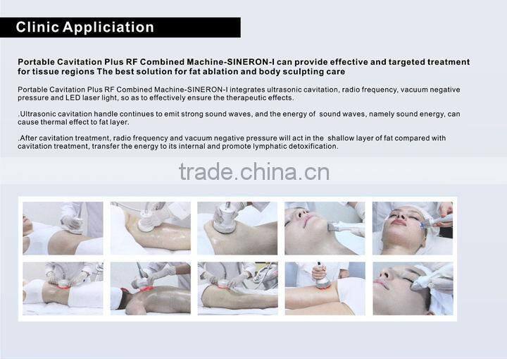 Cavitation Laser With Three Models Vacuum RF Handles Laser Function Machine