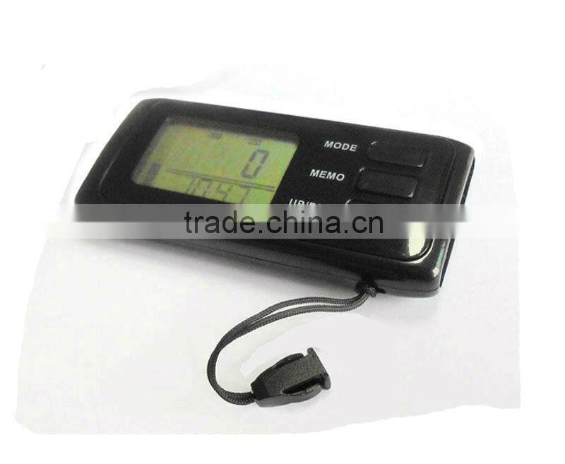 cheap sports promotional gift items multifunction 3d sensor pedometer with 7 days memory