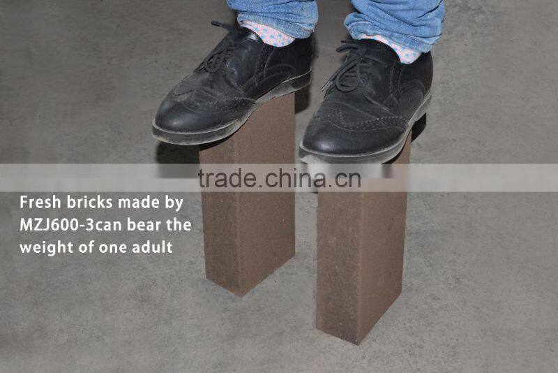 Building Material Making Machinery full automatic easy operate low cost brick making machine with 600tons mechanical pressure