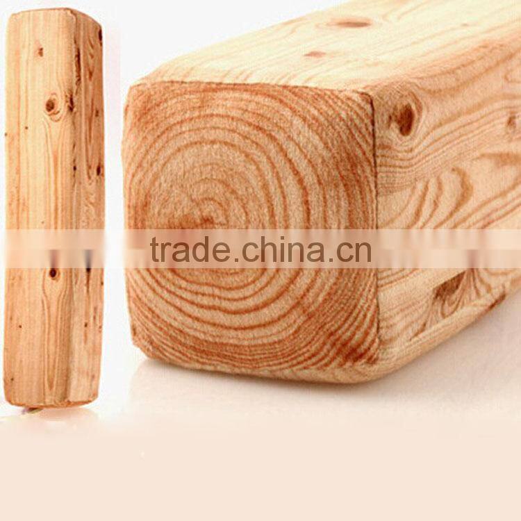2016 New Arrival Long Imitative Tree Wood Log Pillow