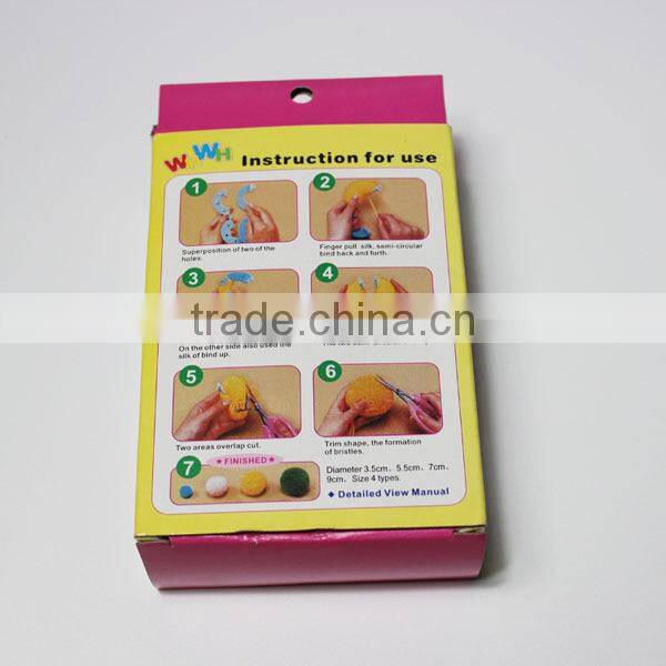 2015 Hot Selling DIY Fluff Ball Weaver Pom Pom Maker