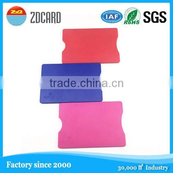 Hard anti-reading card holder with customized logo printing