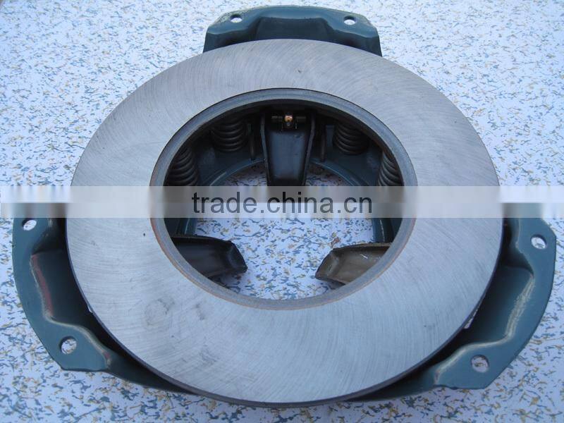 Clutch pressure plate and cover assembly for agriculture tractor engine