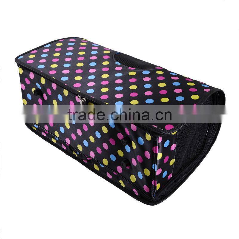 popular new stylish large size pet travel carry bag polka dots for small dogs cats animals
