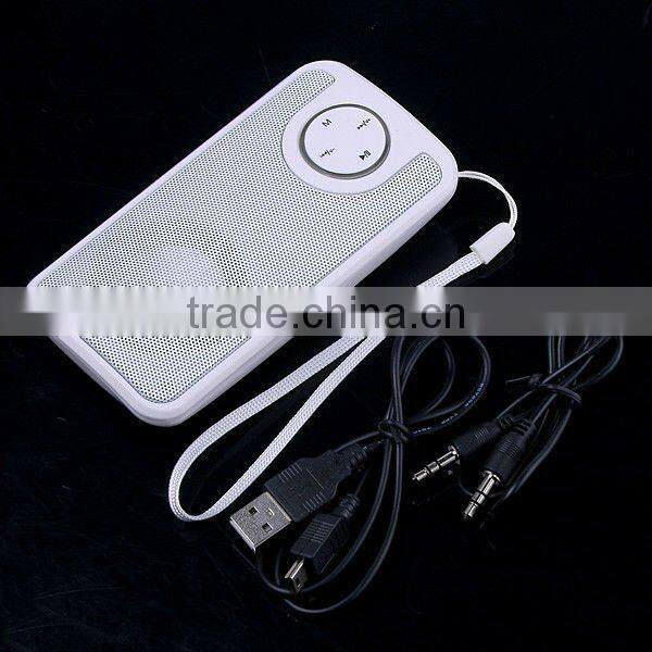 Mini Portable Speaker FM USB Disk SD MMC Music Player