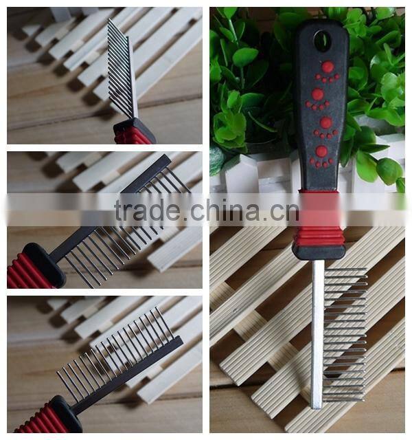 pet grooming comb wholesale paw print pet comb