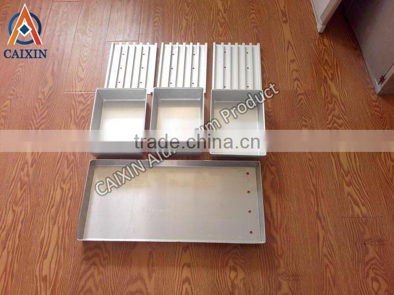 aluminum units for plate freezer