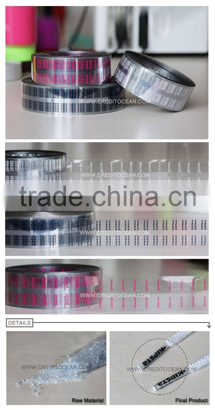acetate cellulose shoelace tipping film