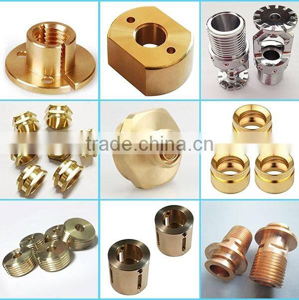 Polished brass flush Flat end cap precision machining in VMT factory