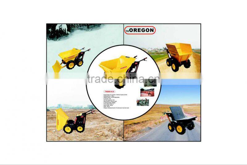 new design motorized wheel barrow with 7.0HP engine