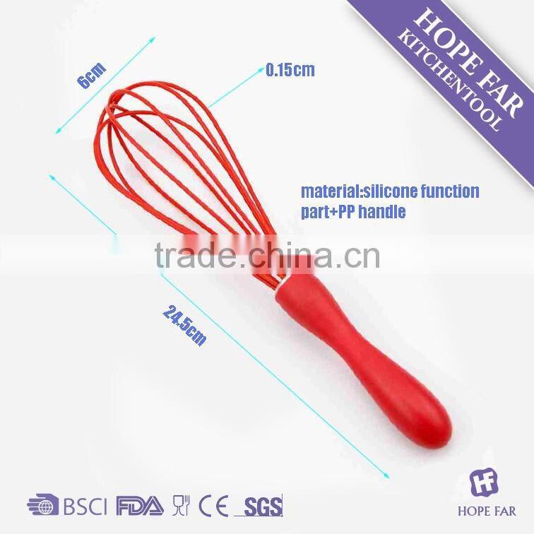 0300217 Hot sale 10" silicone cooking egg beater