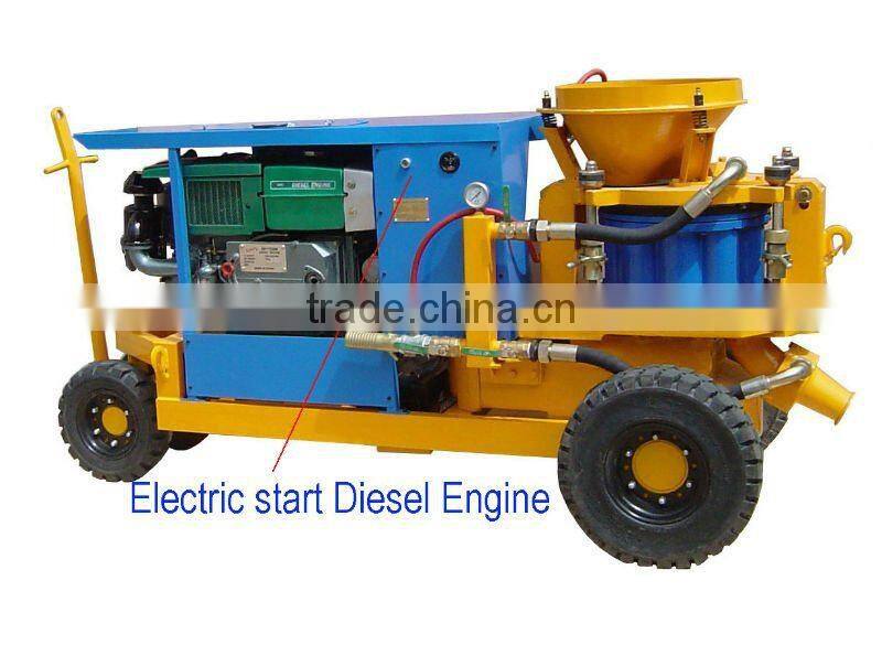 Hot sale LZ-9D diesel drive concrete spray gunite machine for sale