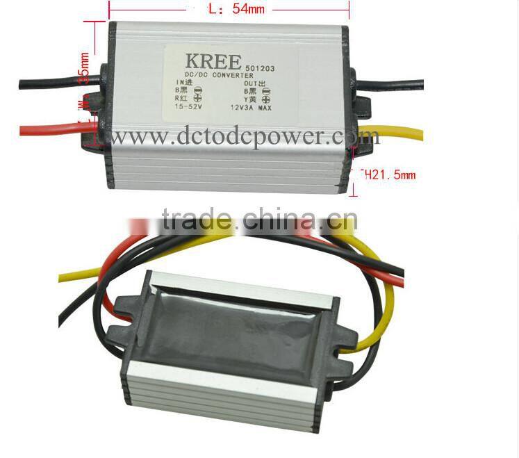 24V36V48V turn 12V3A DC-DC step-down DC-DC power modules onboard vehicle power converters