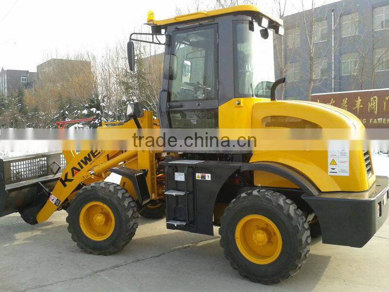 2016 new ZL-15f wheel loader with CE, snow bucket, joystick, cab heater