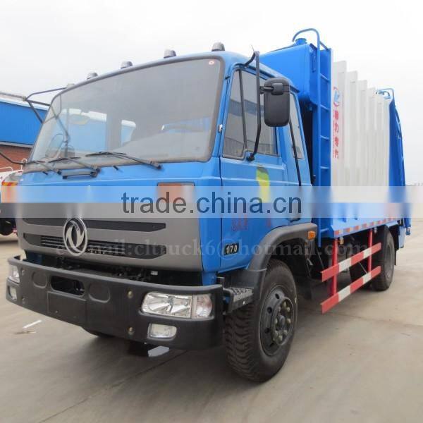 170hp 4*2 DONGFENG Garbage Compression truck 8 ton