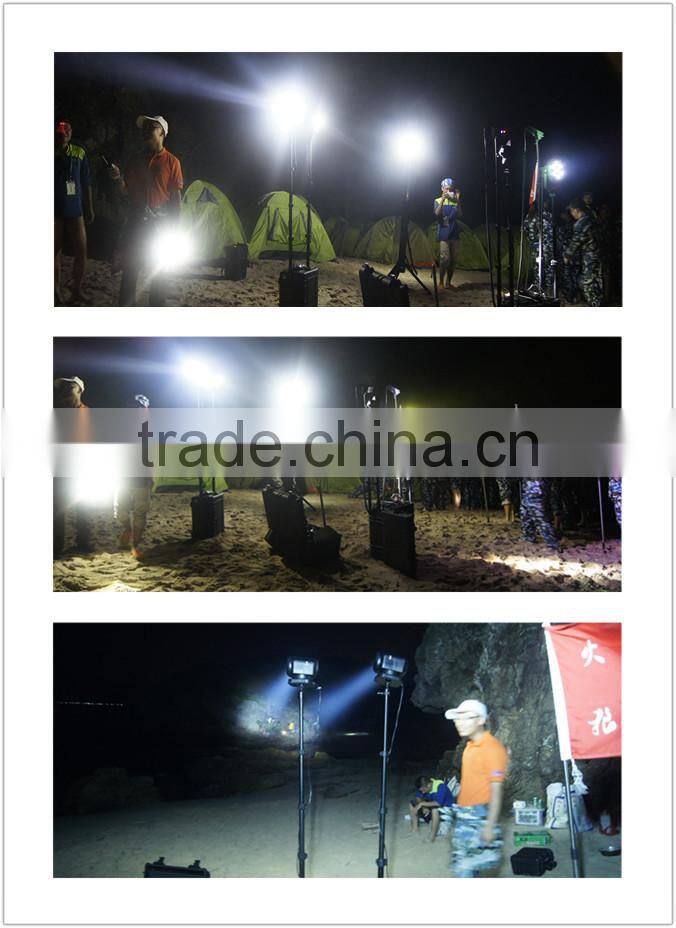 2*50W High power extensible mobile rechargeable portable Police Military light