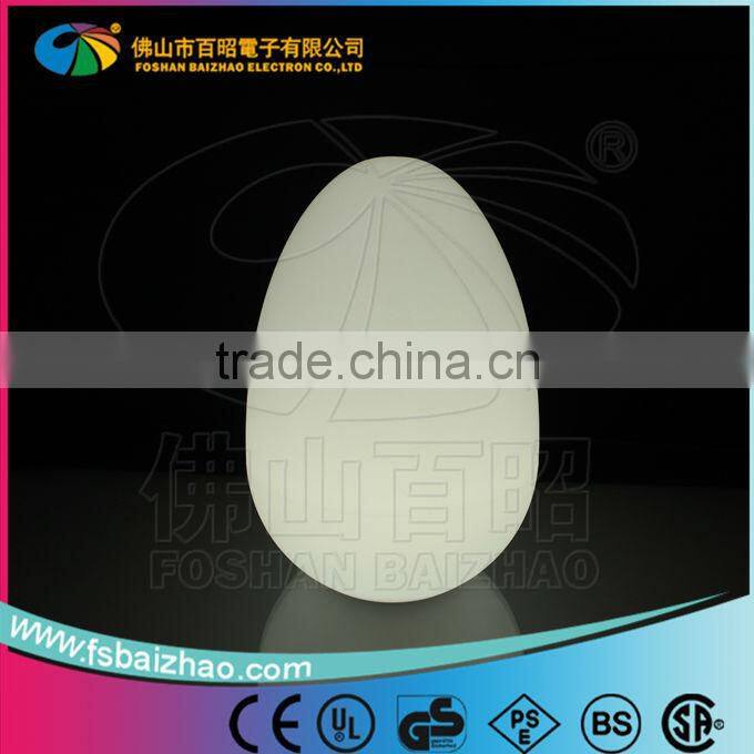 2016 operated led plastic egg lighting