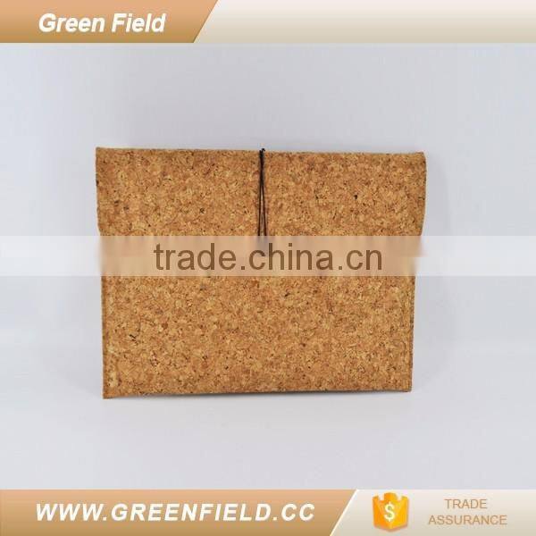 Unique eco-friendly cork fabric 13.5 laptop computer case sleeve