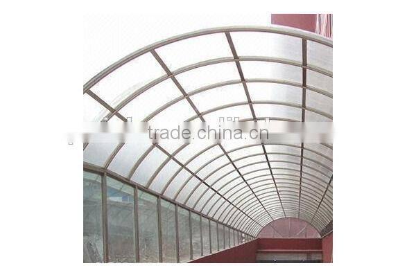 Hot dip galvanized steel structure greenhouse PC board