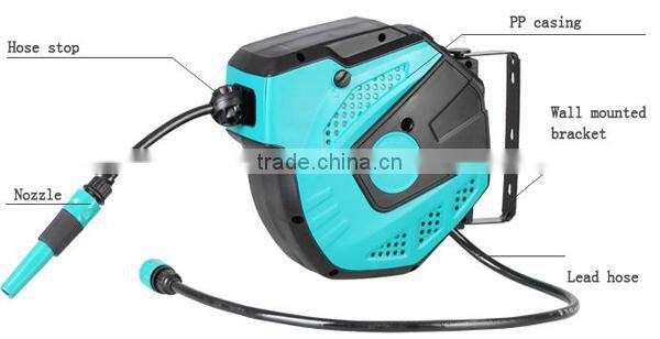 10m Mini retractable Garden Hose Reeel Swivel