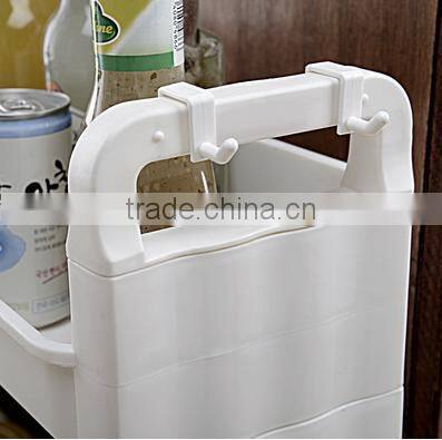 Multifunctional Plastic PP Kitchen Storage Rack Shelf Shelves