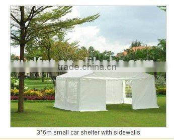 3*6m small car shelter with sidewalls