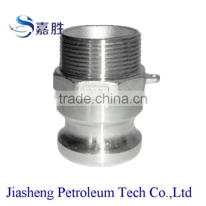 Stainless Steel Camlock Quick Coupler Type F with External Thread