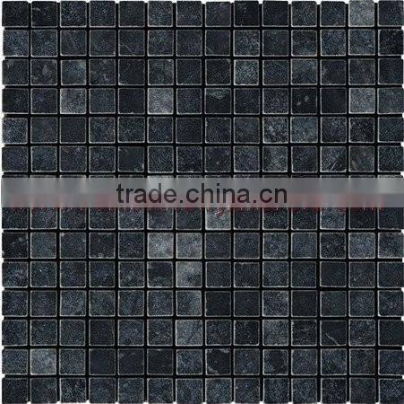 NATURAL JET BLACK MARBLE MOSAIC TILES