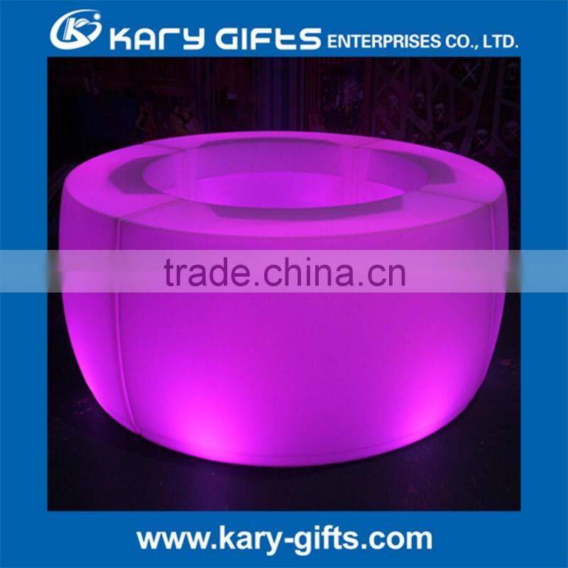 Rechargeable Plastic Round LED Bar Counter KFT-160106