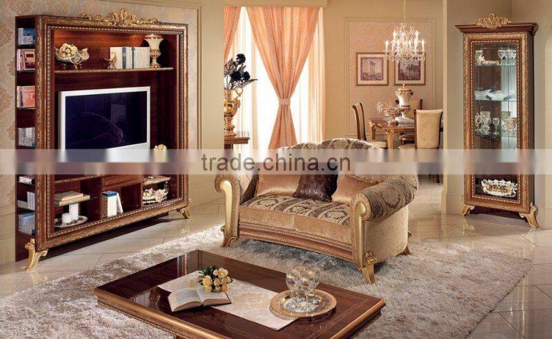 Luxurious Wooden Hand Made European Wine/Display Cabinet/Decoration Cabinet(MOQ=1 SET)