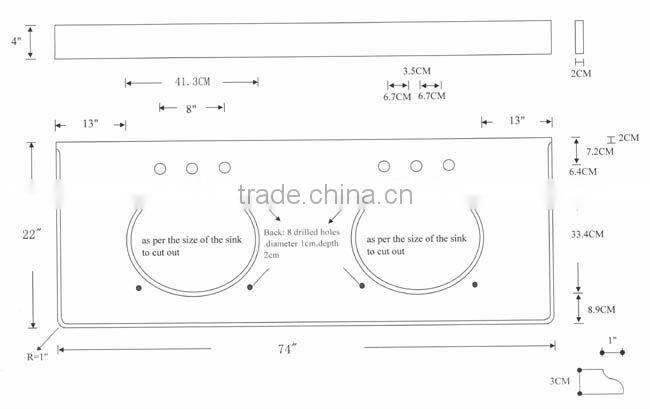 granite and marble countertop wash basin