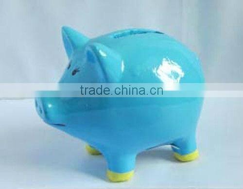 Resin painted large coin banks