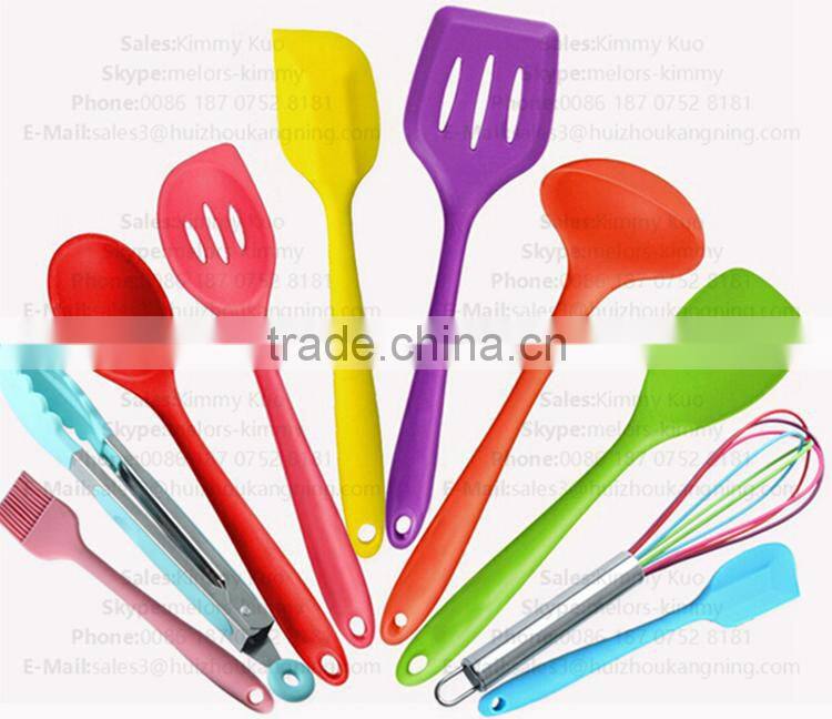 Food Safe Cooking Utensil Set silicone spoon spatula turner ladle