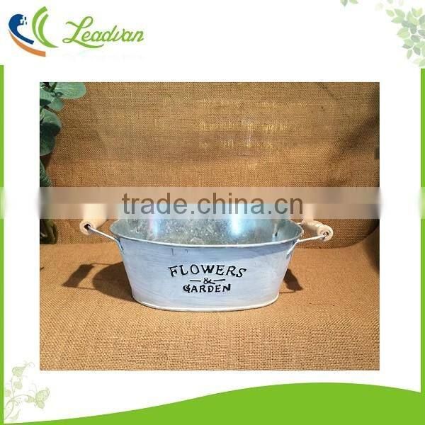 garden large outdoor iron metal planter