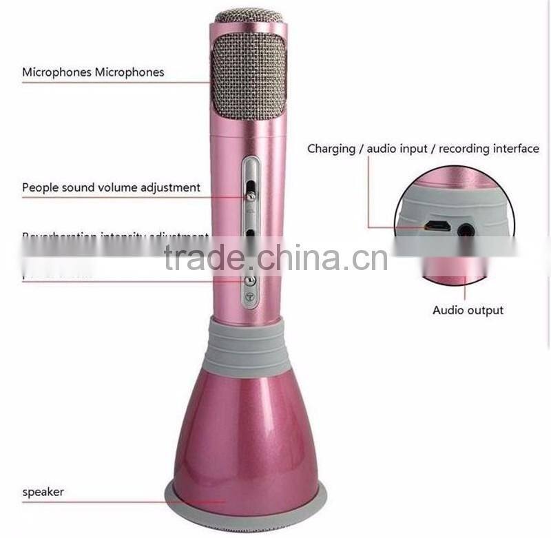 wireless bluetooth Mini Personal Portable Karaoke KTV Mobile Microphone Mini portable Karaoke microphone for Smartphones